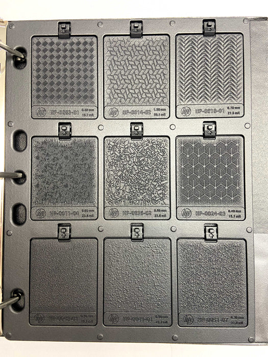 HP 3D Digital Texture Sample Booklet