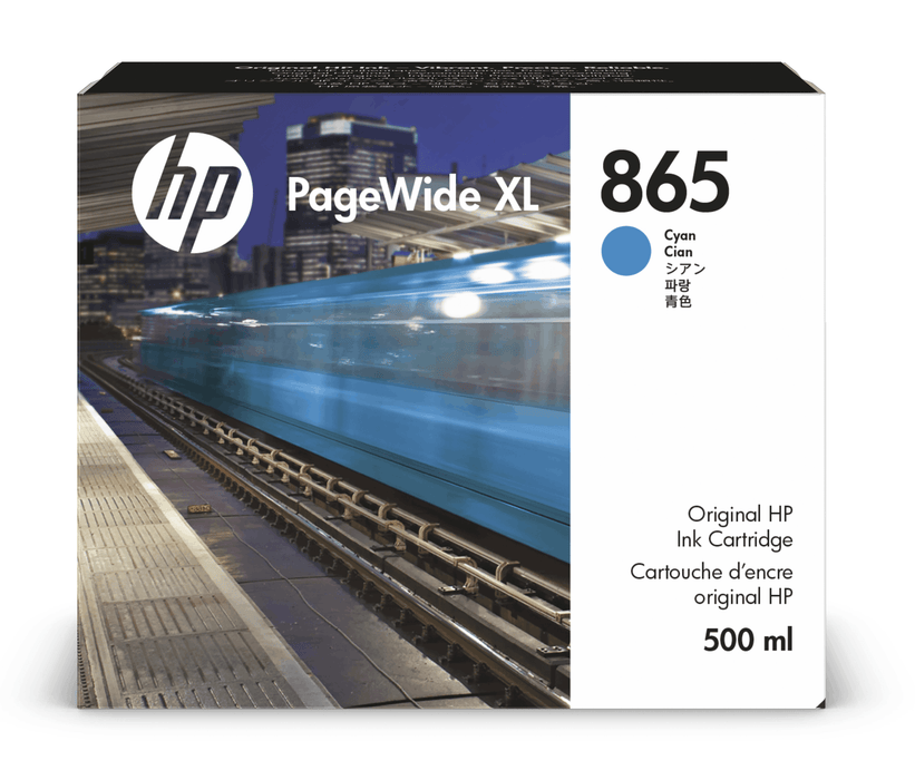 HP 865 PageWide XL 500-ml Ink Cartridge